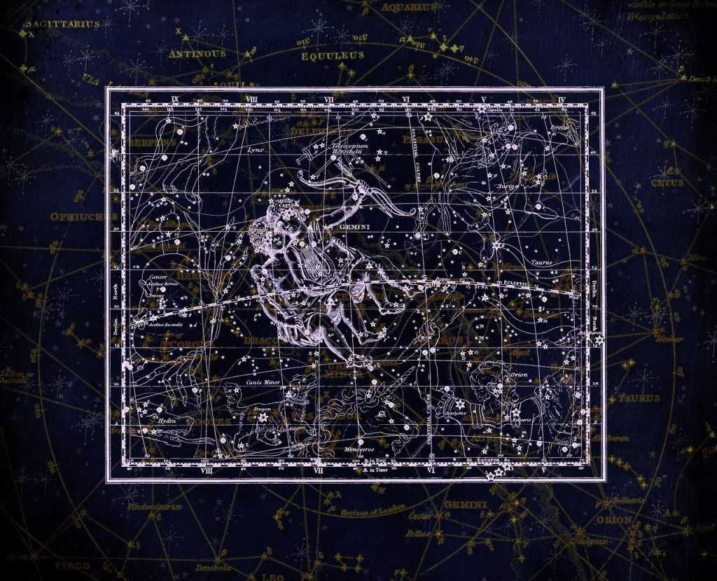 constellation, constellation map, star sign