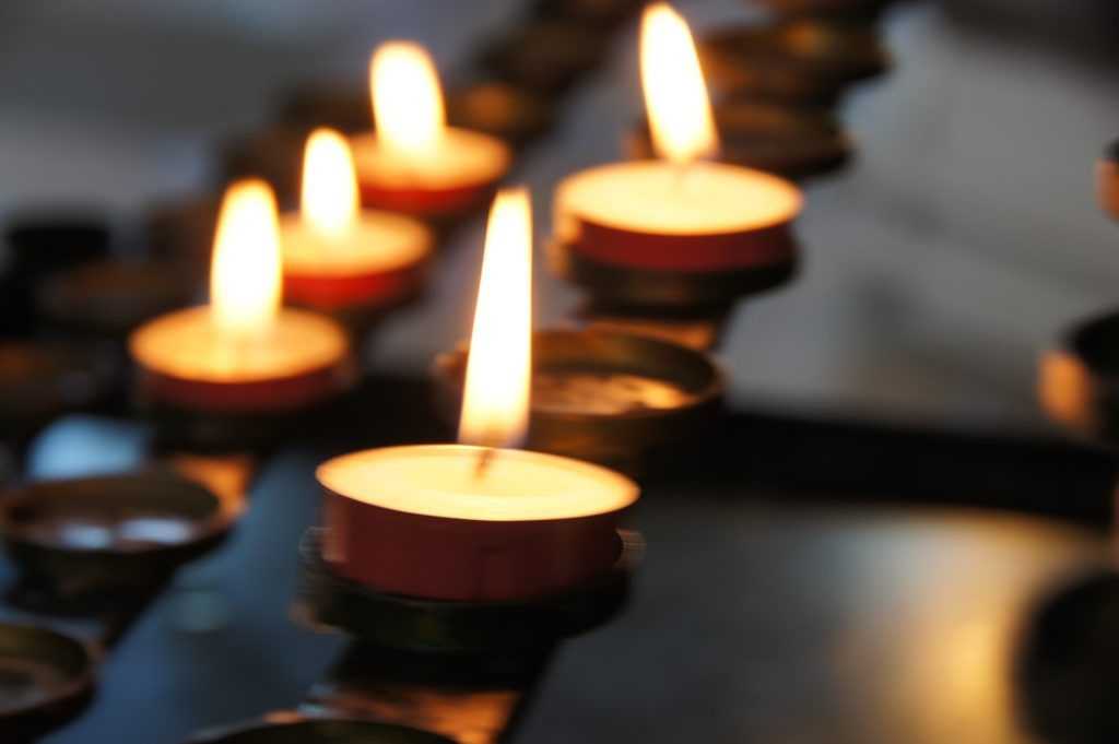 vela encendida