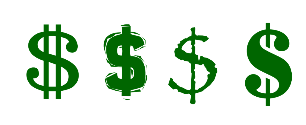 dollar, symbol, money