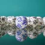 white and blue round ornament