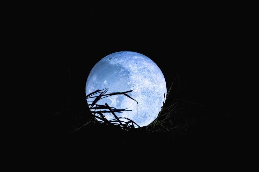 luna azul